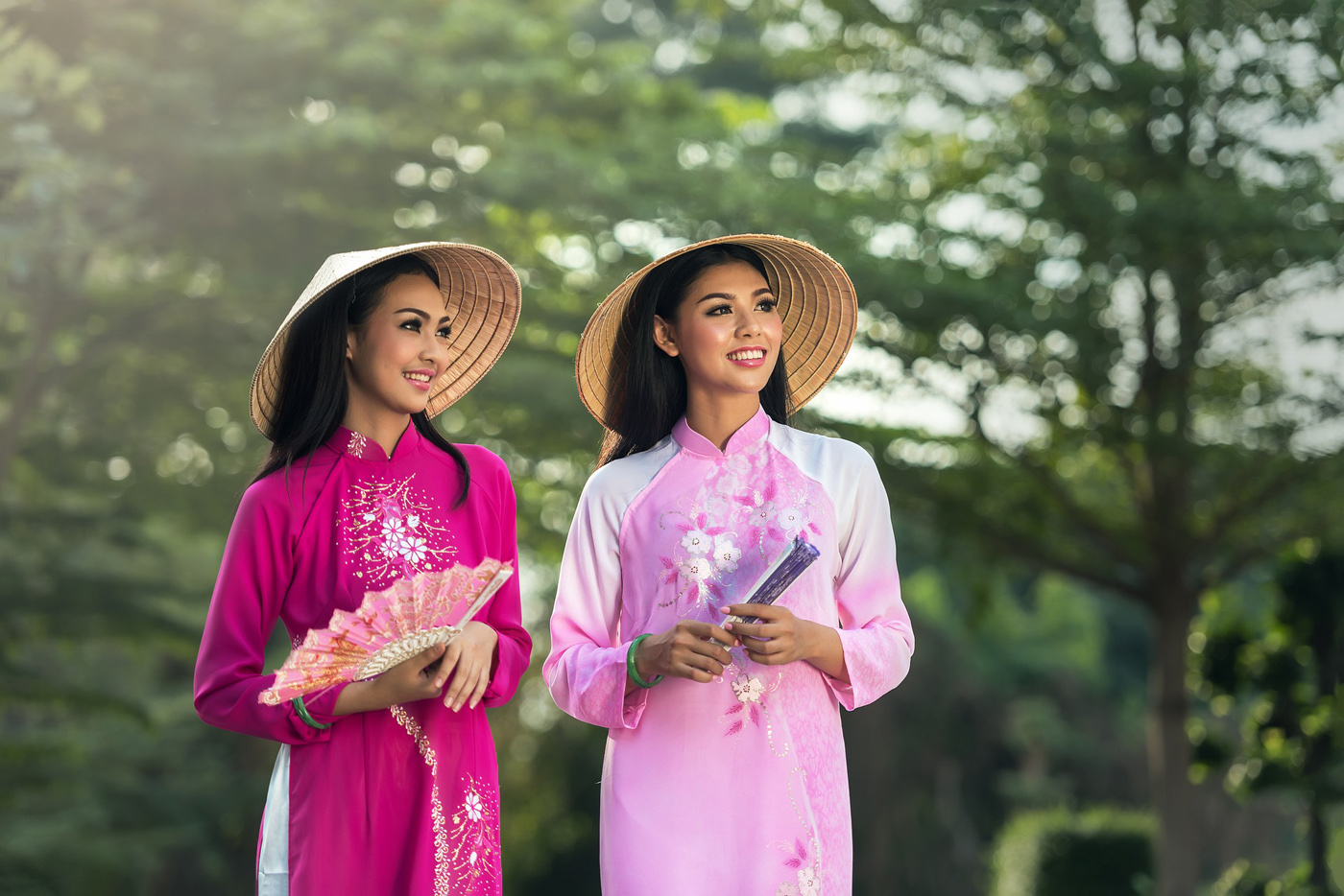 Национальный костюм вьетнамки