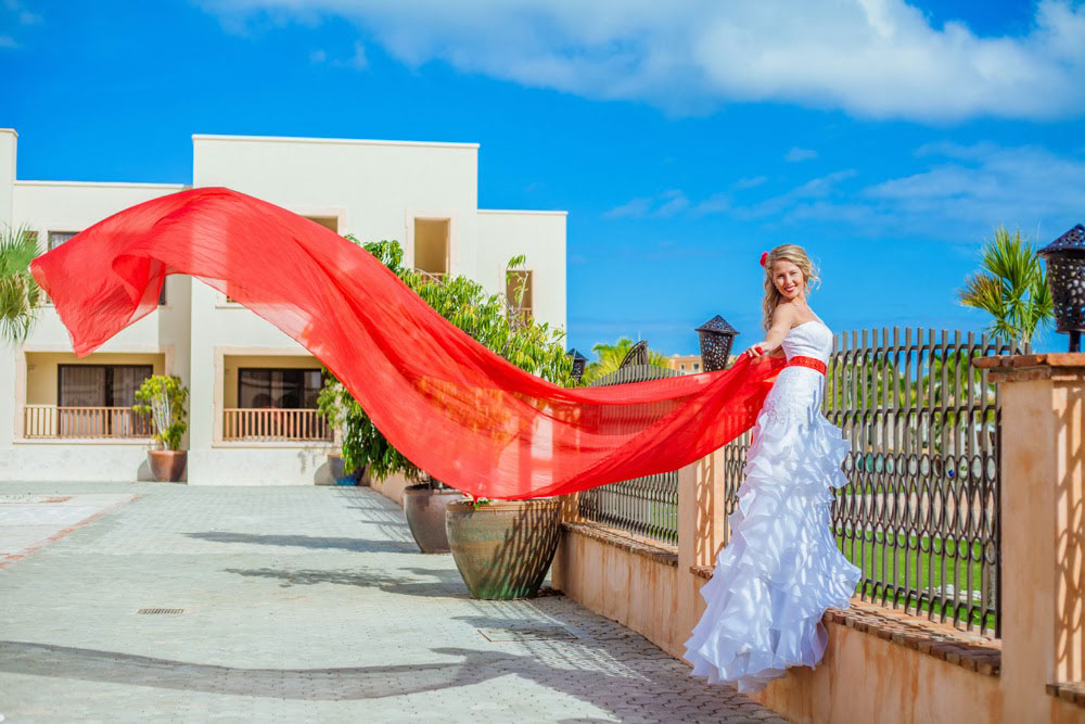 Свадебные прически в доминикане