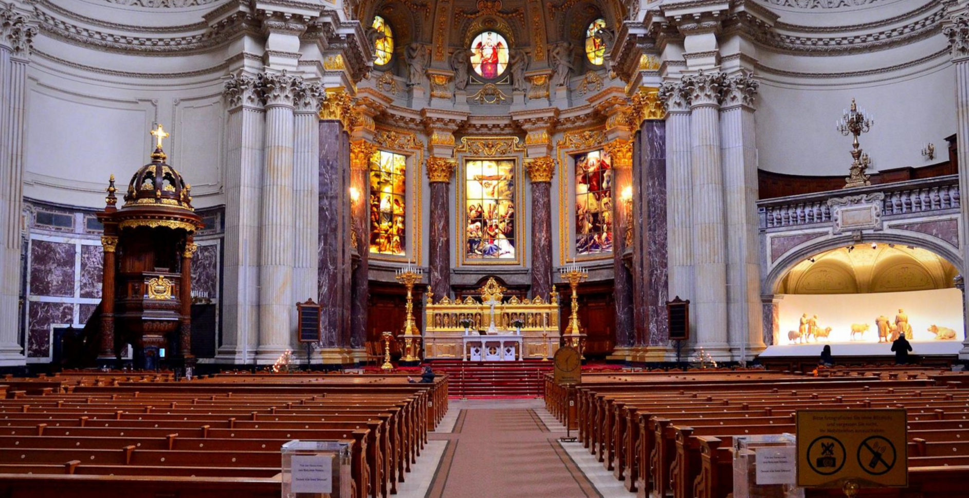 Берлинский кафедральный собор внутри