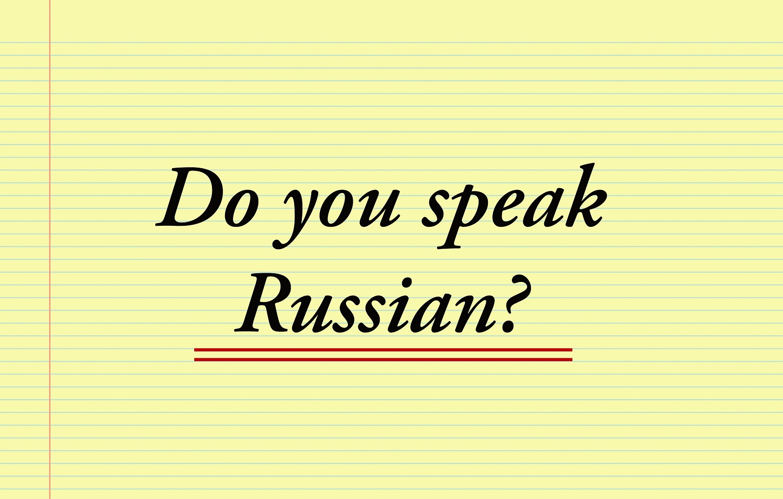 Are you speak russian