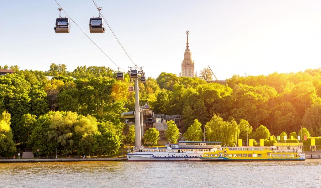 Воробьевы горы москва канатная дорога фото