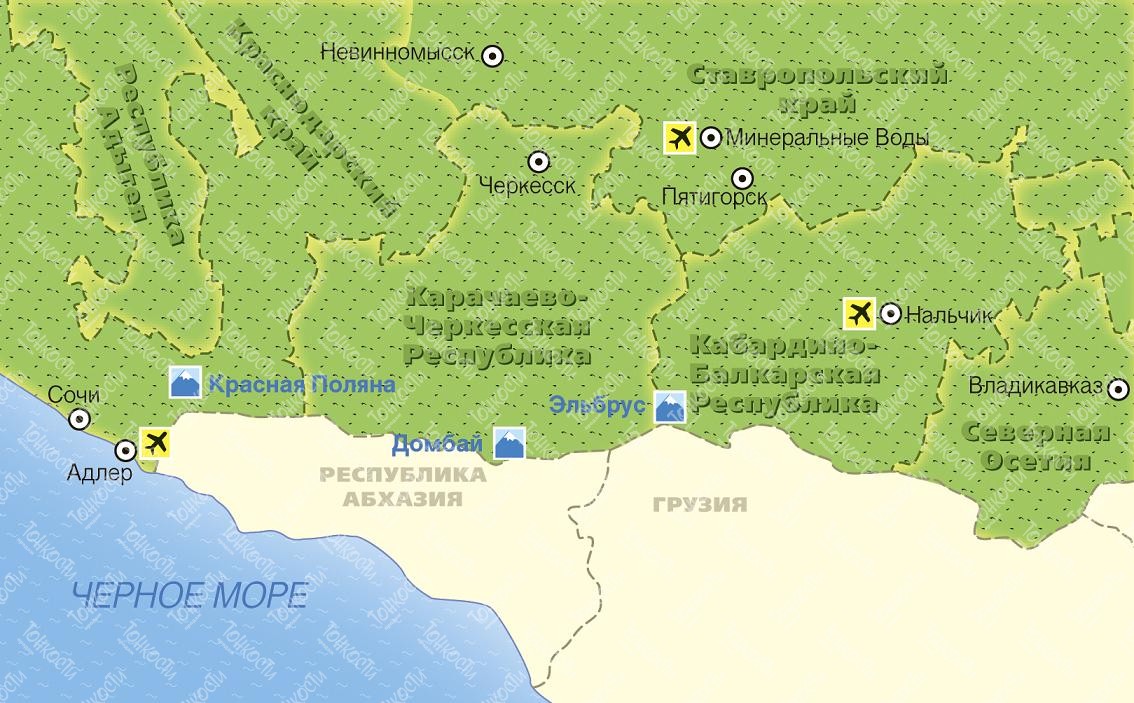 Карта краснодарского края и абхазии. Карта Северный Кавказ с городами и курортами. Курорты Кавказа на карте России. Курорты Кавказа на карте. Минеральные воды на карте России.