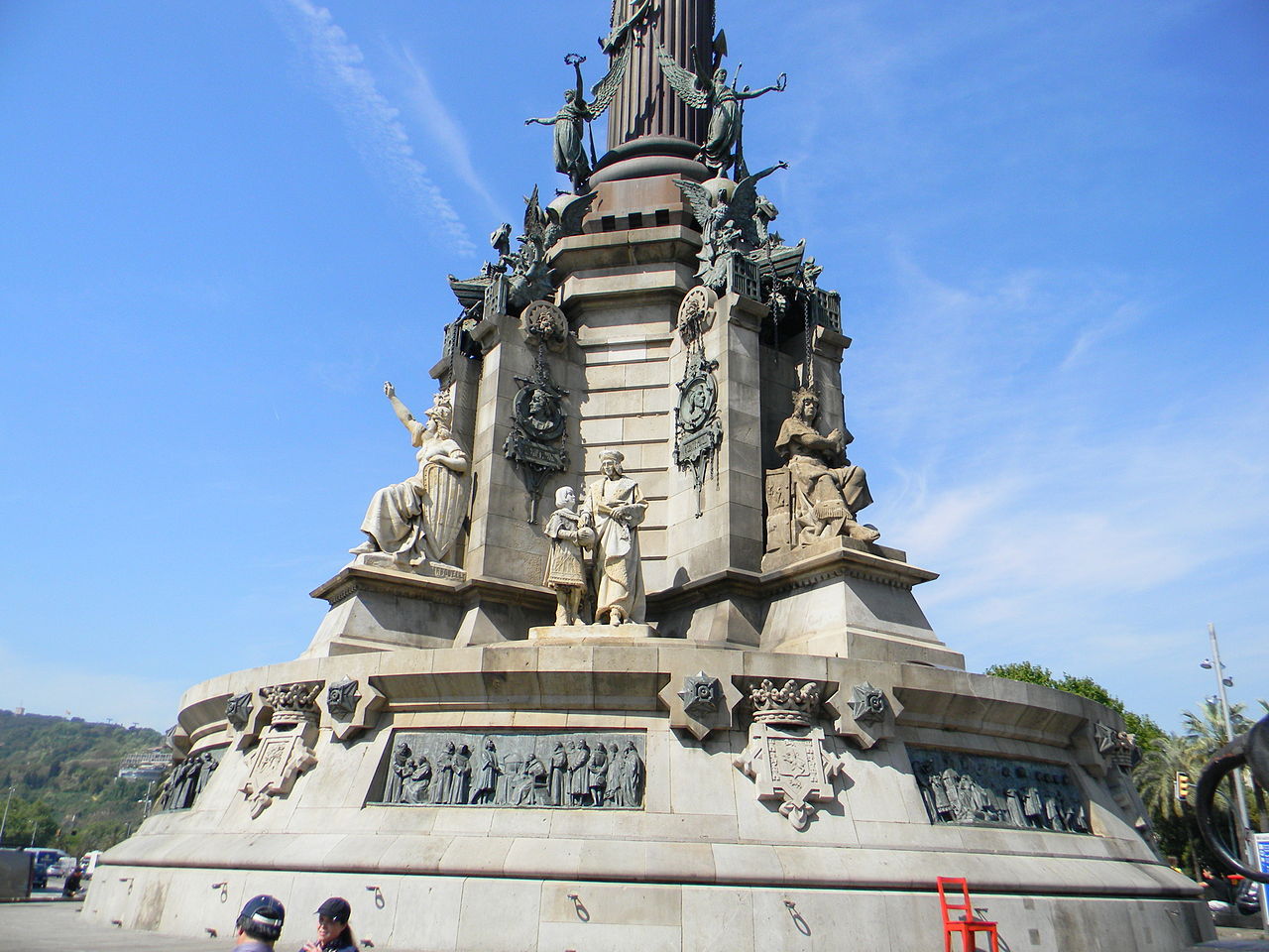 Фото памятник колумбу в барселоне