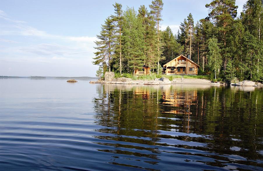 Аренда коттеджа в финляндии на берегу озера купить квартиру в англии