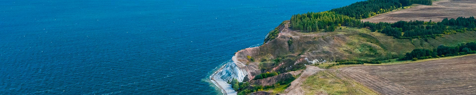 Панорамный вид Камского водохранилища