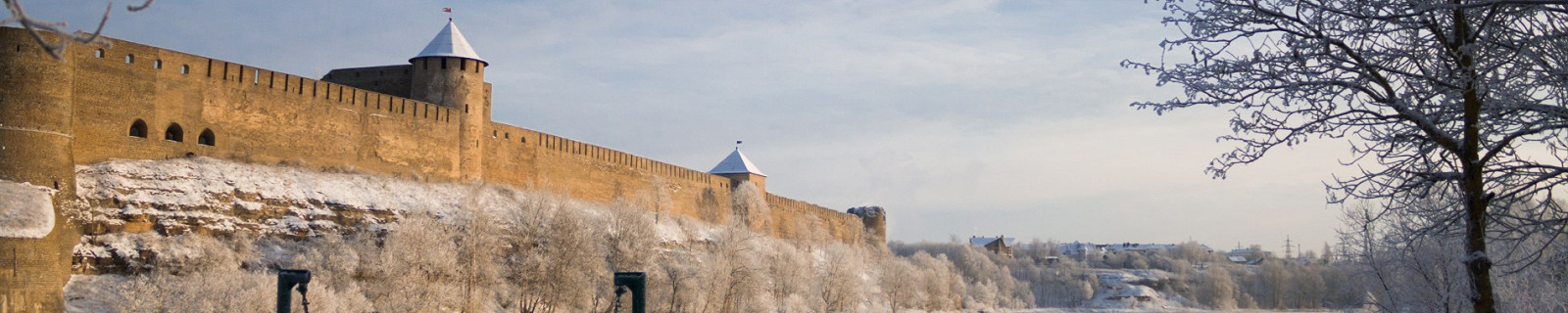 Ивангородская крепость зимой
