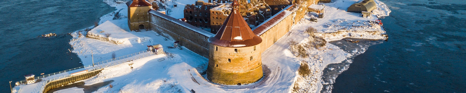 Шлиссельбург, Россия зима