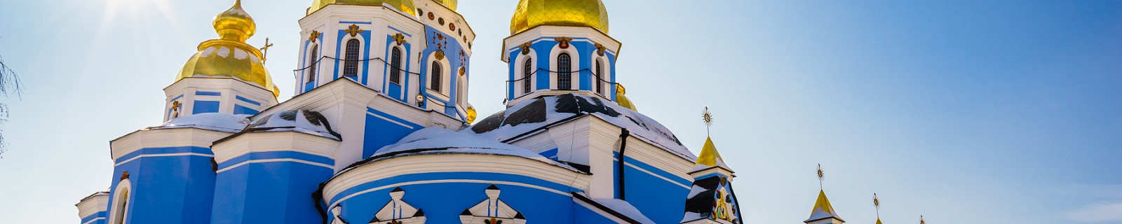 Михайловский Златоверхий монастырь зимой. Киев
