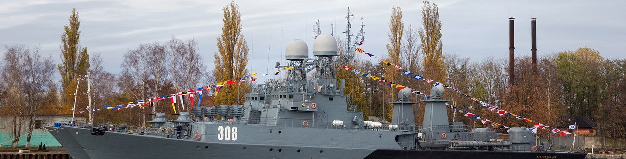 Противолодочный российский корвет в Зеленодольске