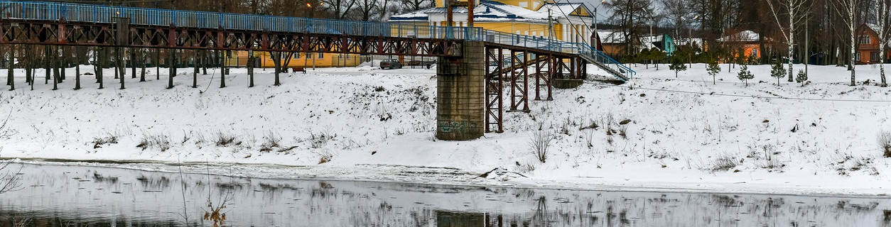 Пешеходный мост, Ржев, Россия