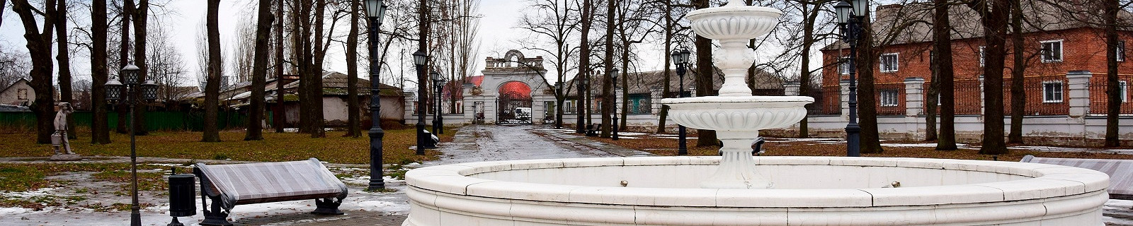 Каменный фонтан в парке Арженка усадьбы Асеевых, Рассказово