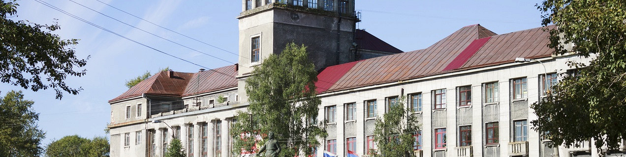 Бывший отель, построенный в 1935 году, Медвежьегорск, Россия
