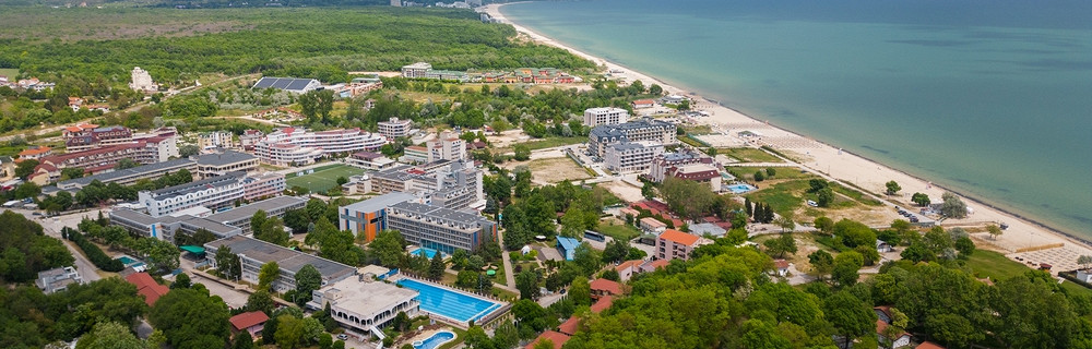 Кранево, Болгария, вид с воздуха