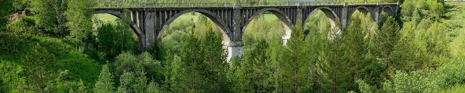 Заброшенный Октябрьский виадук в Пермском крае