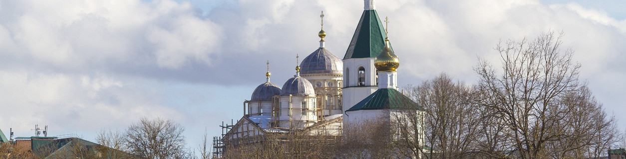 Воскресенский православный храм в Клину, Московская область, Россия