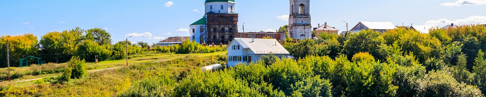 Вид на церковь в Карачарово