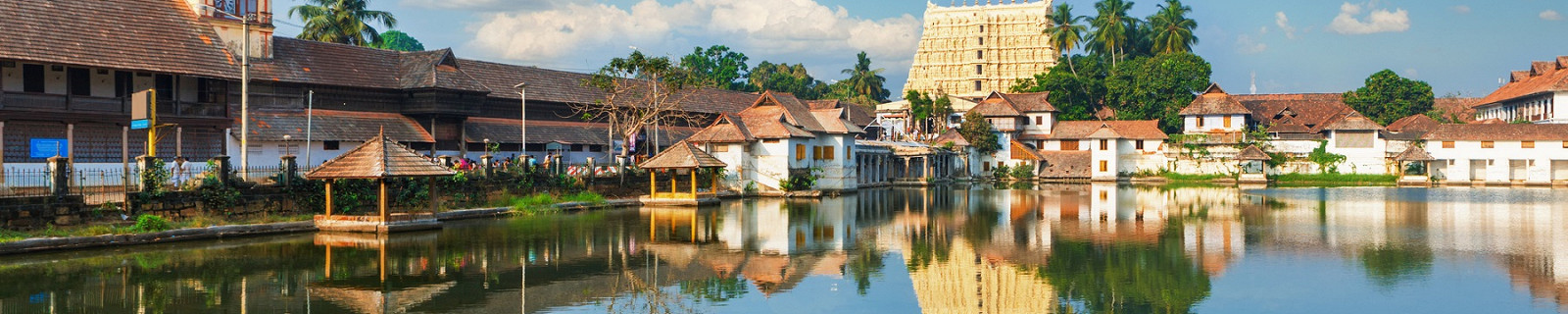 Храм Шри Padmanabhaswamy в Trivandrum Керала, Индия