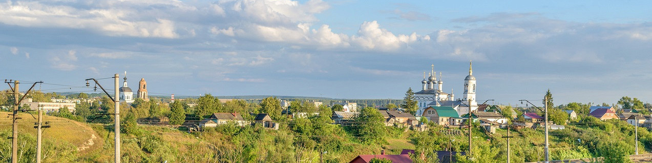 Летняя панорама города Мценск