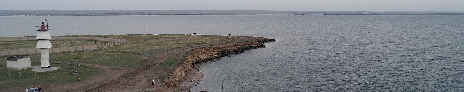 Маяк на мысе Черный в Межводном, Крым