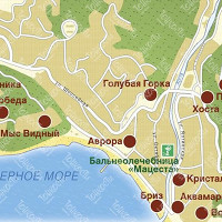 Карта Хосты карта