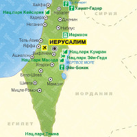 Израиль карта