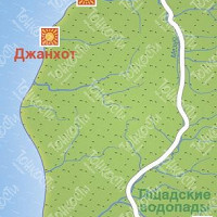Курорты Геленджикского района карта