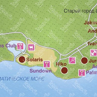 Карта Шибеника карта