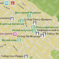Центр Ла-Паса карта
