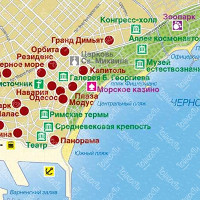 Центр Варны карта