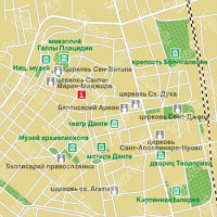 Равенна карта