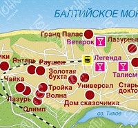 Город Светлогорск карта