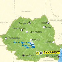 Зимние курорты Румынии карта