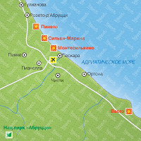 Побережье Абруццо карта