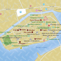 Карта Трогира карта
