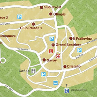 Город Сестриере карта
