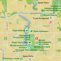 Центр Пекина карта