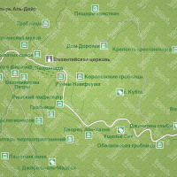 Карта Петры карта