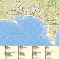 Карта Канн карта
