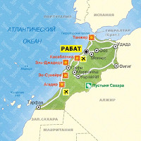 Карта Марокко карта