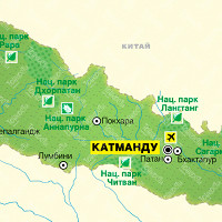 Карта Непала карта