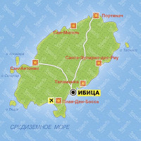 о. Ибица карта