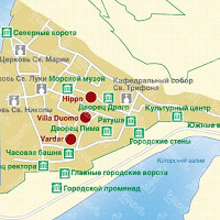 Карта Котора карта