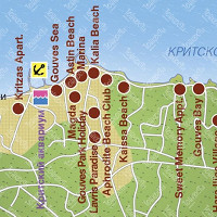 Побережье Гувеса карта