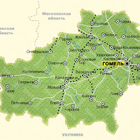 Гомельская область карта