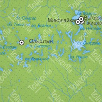 Карта Мазурских озер карта