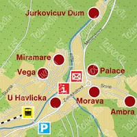 Карта Лугачовице карта