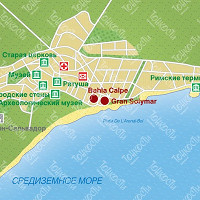 Карта Кальпе карта