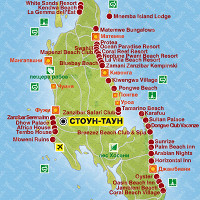 Карта Занзибара карта