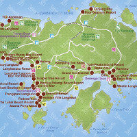 о. Лангкави карта