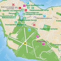 Карта Рейкьявика карта